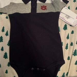 Auburn University Infant Bodysuit - Navy and Gray